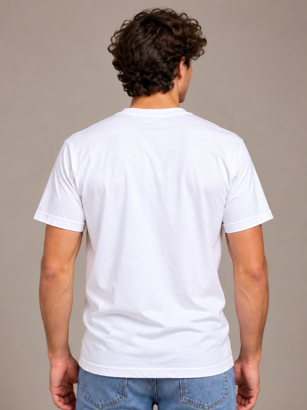 The Best Way To Make Your Dreams Come True Is To Wake Up white t-shirt by Offbeat, back view