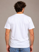 The Best Way To Make Your Dreams Come True Is To Wake Up white t-shirt by Offbeat, back view