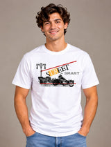 Street Smart white t-shirt by Offbeat, front view