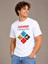 Chennai Is Famous For white t-shirt by Offbeat, left side