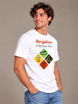 Bangalore Is Famous For white t-shirt by Offbeat, right side