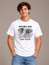 Incredible India white t-shirt by Offbeat, front view