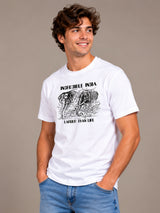 Incredible India white t-shirt by Offbeat, left side