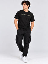 OFFBEAT Capture it from the moments, let them glow - Black t-shirt, lifestyle view