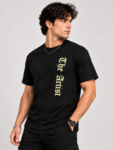 OFFBEAT The Artist, Lets Create - Black t-shirt, left view