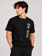OFFBEAT The Artist, Lets Create - Black t-shirt, right view