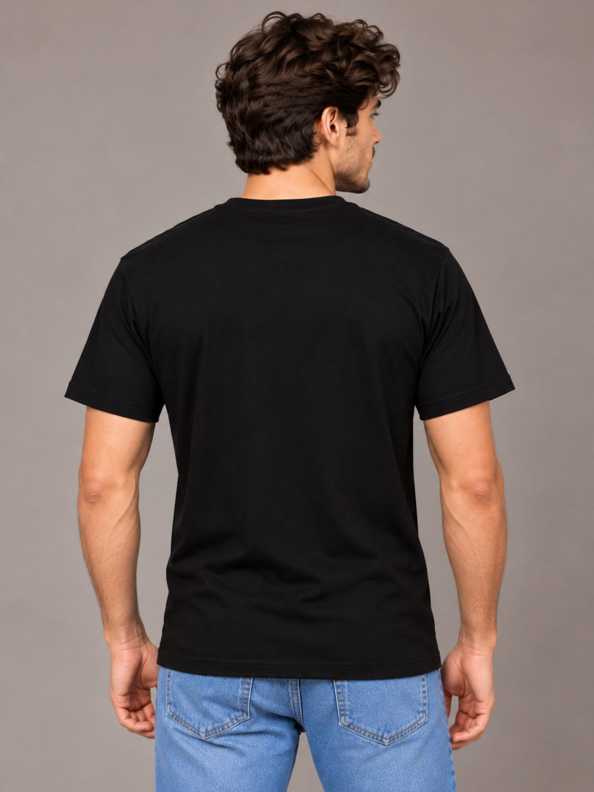 OFFBEAT The World Is Full Of Nuts I'm One Exception!! - Black t-shirt, back view