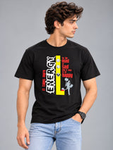 It Takes More Energy black t-shirt by Offbeat, left side