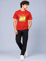 OFFBEAT I Believe In Give and Take Policy,You Give I Take. - Rust t-shirt, lifestyle view