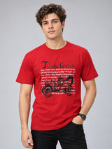 OFFBEAT Timeless - Red t-shirt, front view