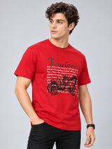 OFFBEAT Timeless - Red t-shirt, right view