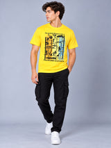 OFFBEAT The Greatest Pleasure In Life Is,Doing What People Say You Cannot Do. - Golden Yellow t-shirt, lifestyle view