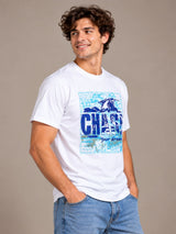 Chase Your Dreams white t-shirt by Offbeat, right side