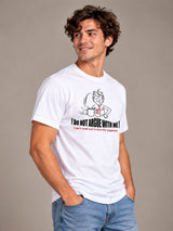 Do Not Argue With Me! I Don't Want You To Lose The Argument white t-shirt by Offbeat, right side